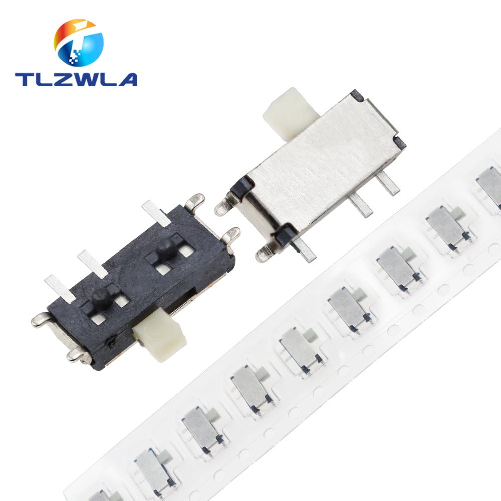 50 Stück Mini 7-Pin Ein/Aus 1P2T SPDT MSK-12C02 SMD Kippschiebeschalter für MP3 MP4
