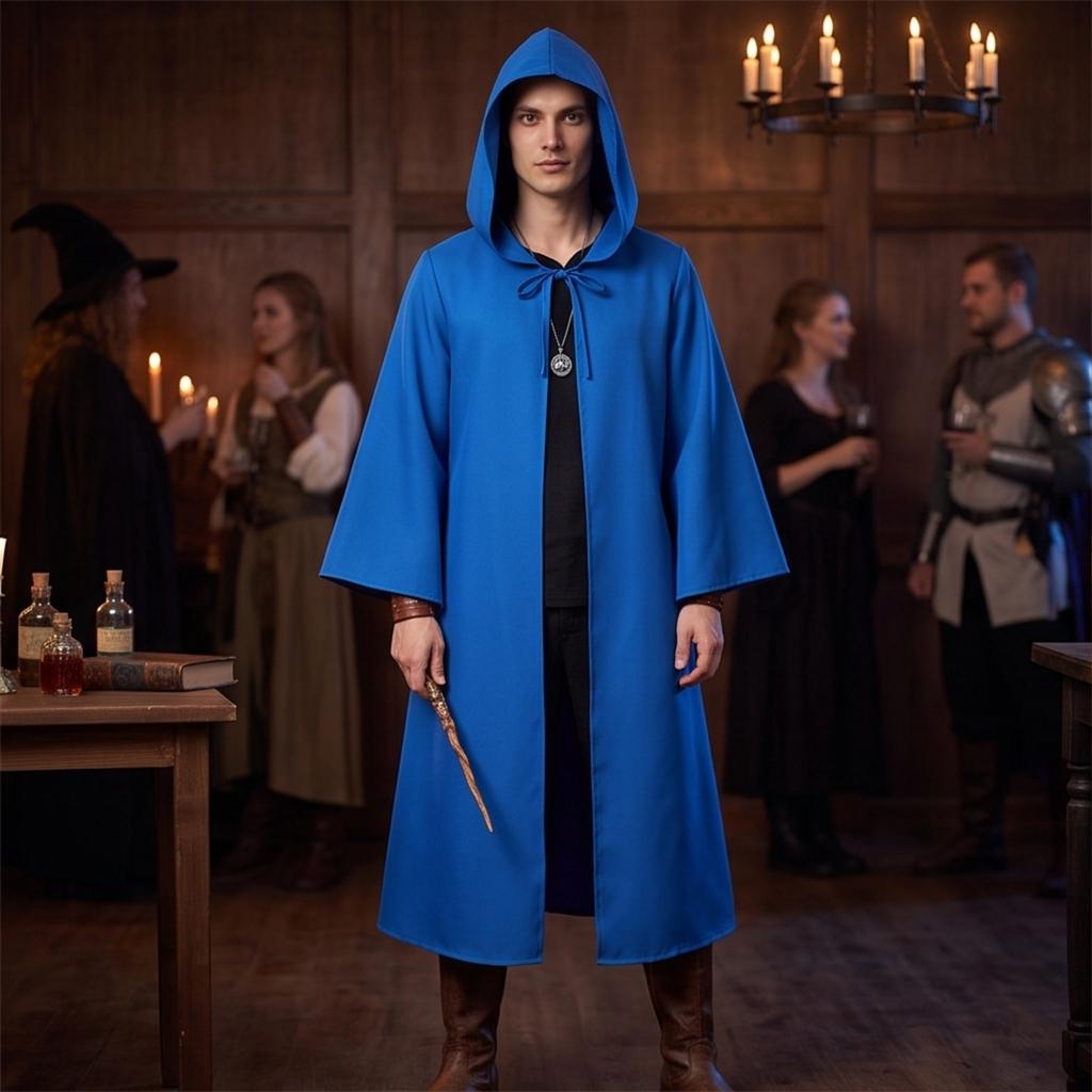 Women's Hooded Cape Halloween Costume for Events