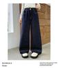 Girls' Wide-Leg Casual Pants – Spring/Autumn 2025 Korean Fashion, Versatile Long Pants for Big Kids