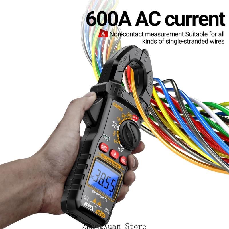 Advanced Digital Clamp Multimeter Electrical Parameters Detection Device Easy to Carry for Electricians & Hobbyists