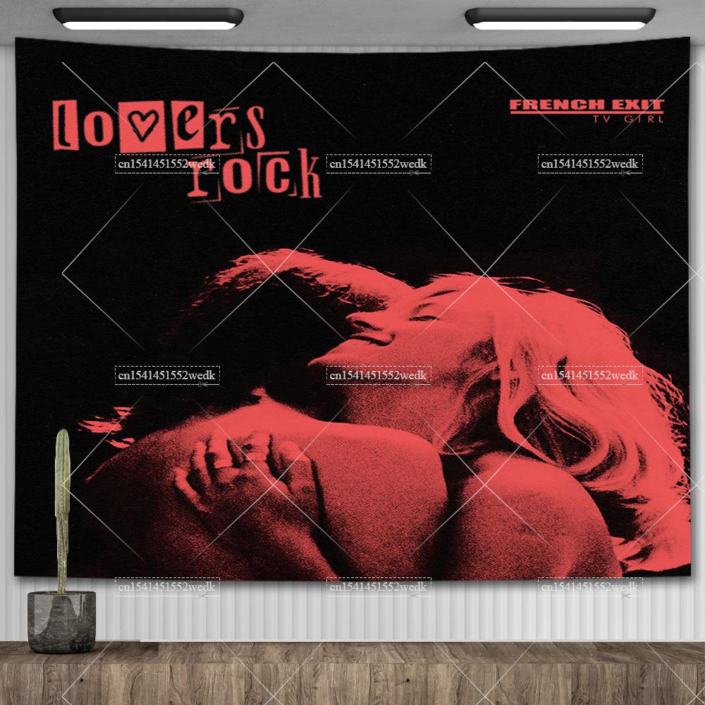 TV Girl Albums Who Really Cares Wall Poster Tapestry Psychedelic Couple Lover Art Tapestry Aesthetic Bedroom Decoration Painting