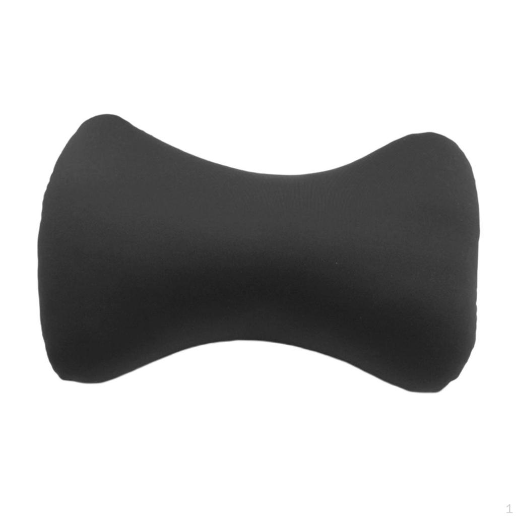 Cushion Microbead Back Sofa Roll Throw Travel Sleep Neck Support Pillow 38x20cm