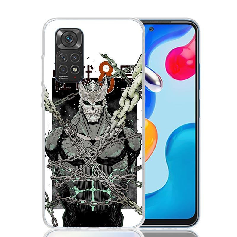 Kaiju No. 8 Anime Phone Case For Xiaomi Redmi Note 13 14 15 Pro Plus 12S 12 14S 11S 11E 10 10S 11 11T 5G 4G Cover Coque Redmi No