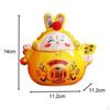 Year Wealth Lucky Figurine Ceramic Piggy Bank Decoration Home Office Decor for Good Luck Collectible