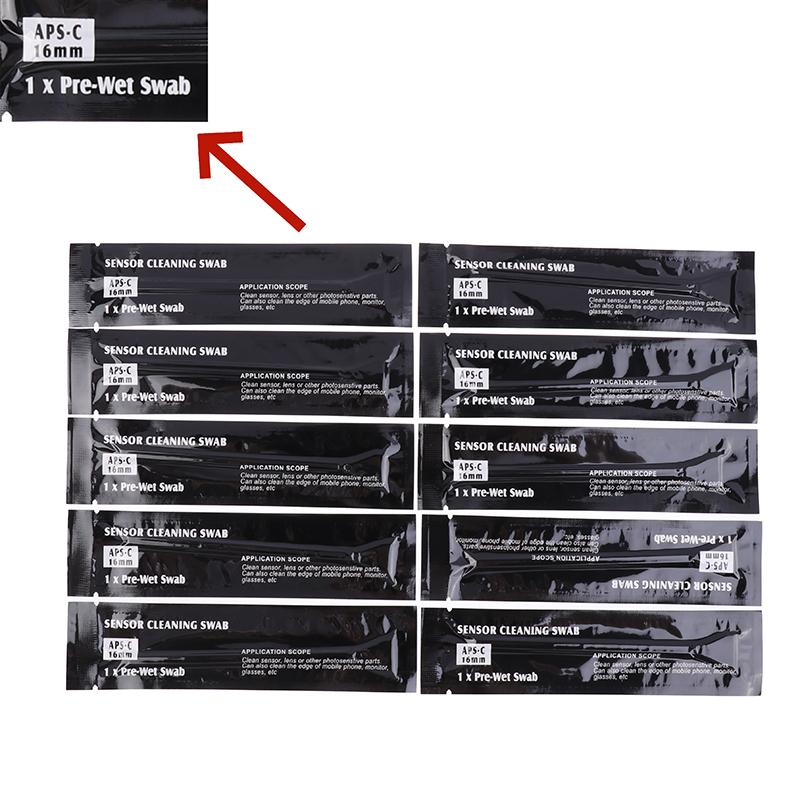 5/10Pcs Cleaner Swab 12/16/24Mm Ccd Sensor For Camera Full-Frame Aps-C Sensors Camera Cleaning Swabs Kit Lens Cleaning Brush