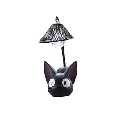 Jiji Katze Harzlampe Niedliche Einzigartige Form Robuster Lichtmast Harz Nachtlicht für Heimdekoration