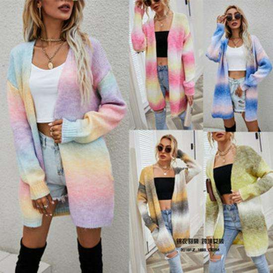 2026 Summer European & American Resort Colorful Patchwork Hollow-Out Beach Swimsuit Cover-Up for Women