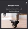Movable Floor-Standing Stainless Steel Broom and Mop Holder