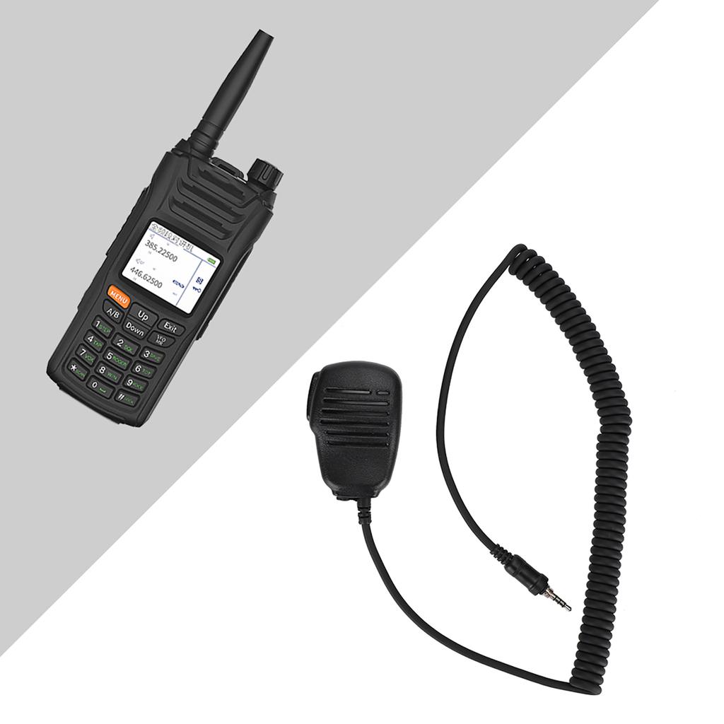 Waterproof PTT Handheld Microphone Speaker Mic Fit for Yaesu Vertex VX‑6R VX‑7R
