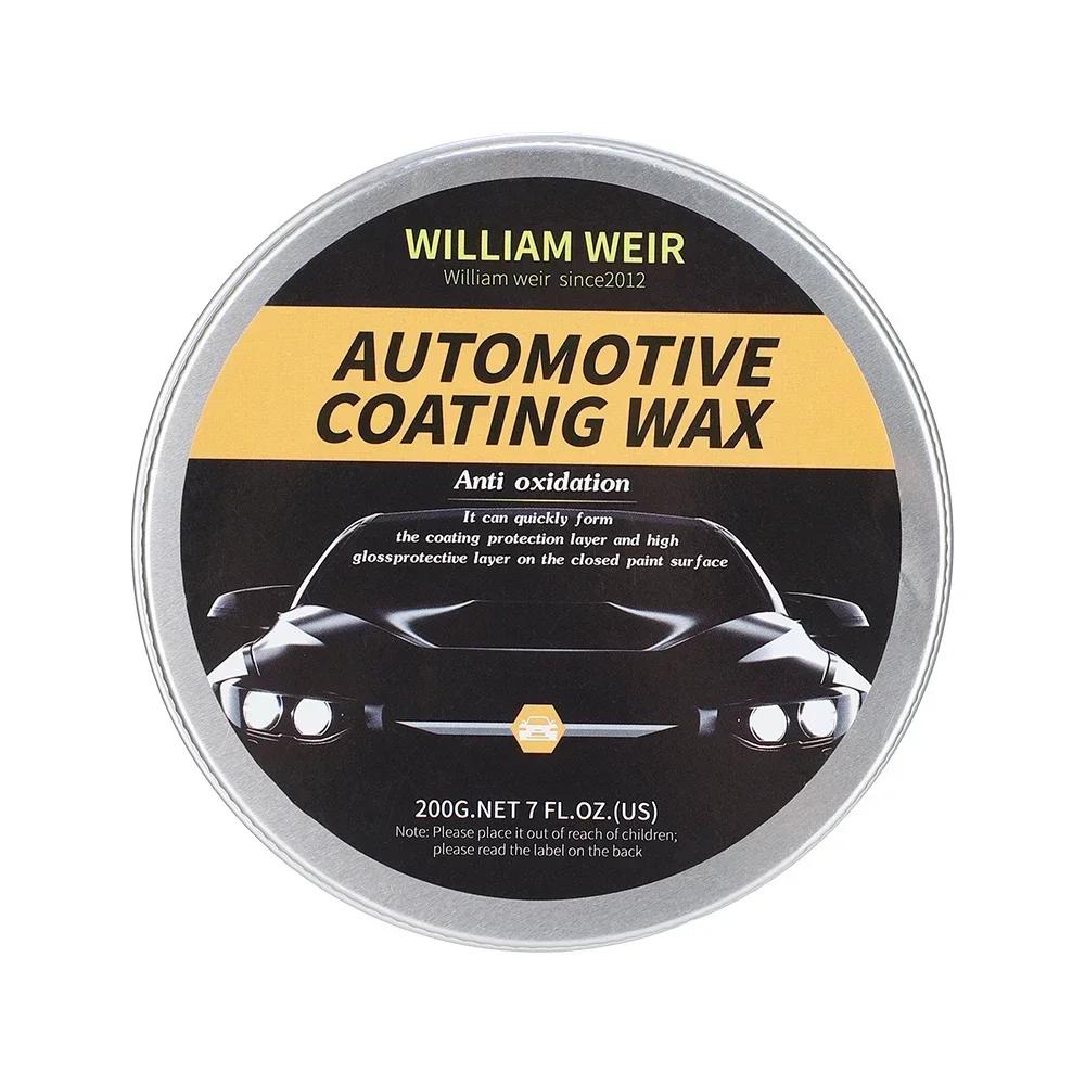 Car Polish Motorcycle Wax - Crystal Plating Glossy Carnauba Wax with Waterproof Film
