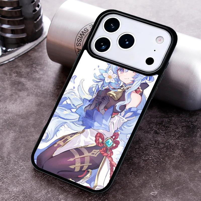 Ganyu Genshin Impact Phone Case for iPhone 17 16 15 Pro Max Air 14 13 12 11 Plus Shockproof Cover