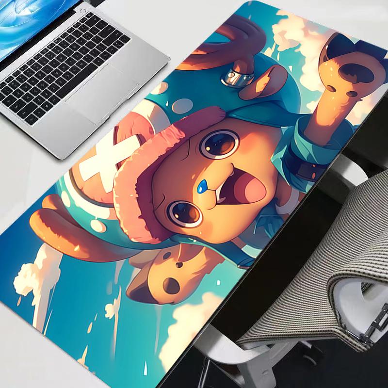 New Mouse Pads Big Anime One Piece Chopper New Gaming Accessories Mousepad Gamer Pc Completo Computer Keyboard Desk Mat Varmilo
