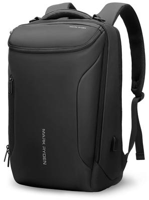 Wasserdichter Business-Rucksack für 30 l großen Laptop, kompatibel mit 17 Zoll, Schwarz [Mark Ryden] Rucksack, Männer, Kapazität, Diebstahlschutztasche, Computer,