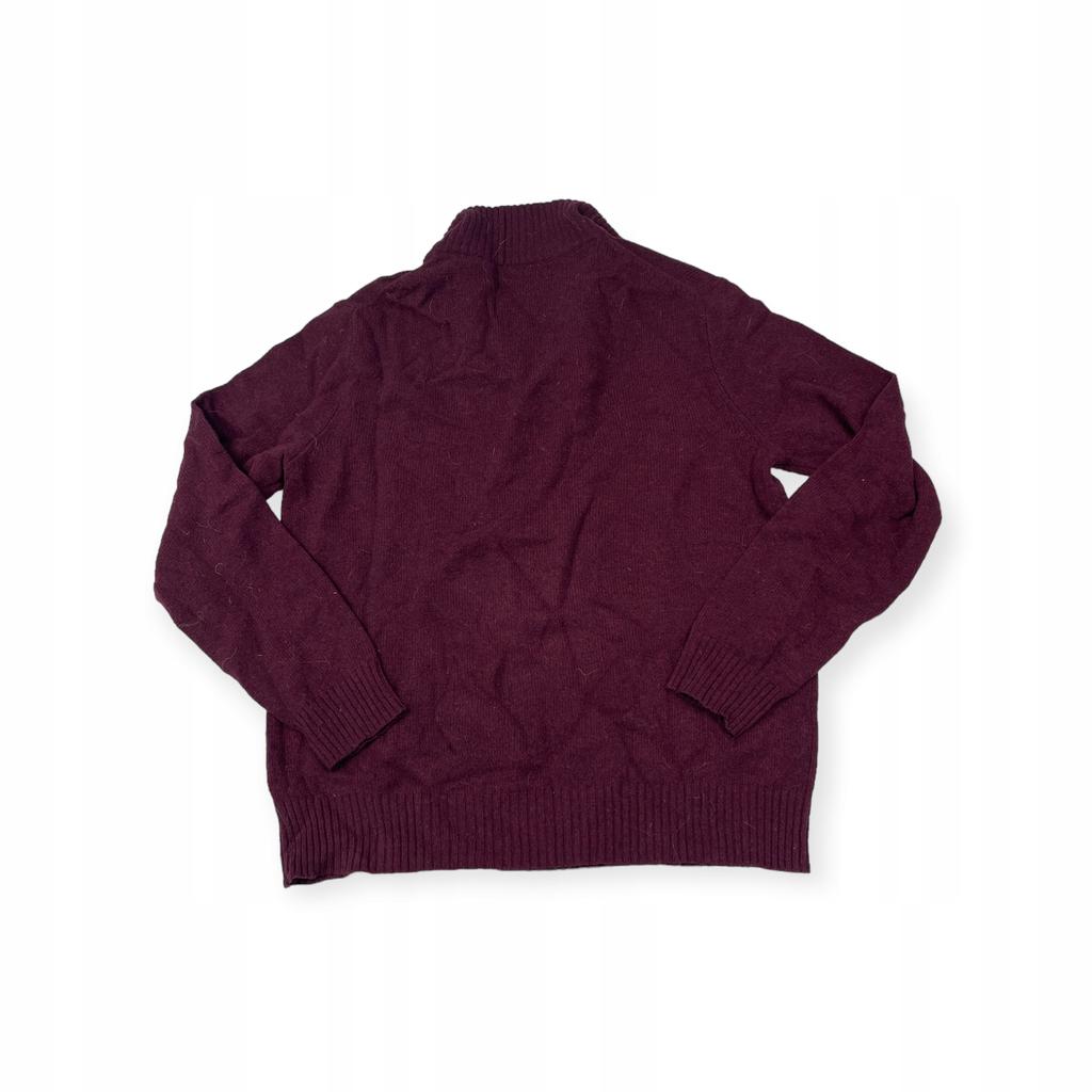Sweter męski dekolt V zamek J. Crew M - Used
