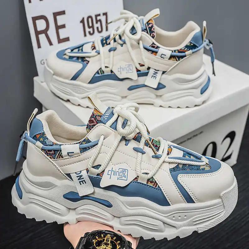 Outdoor Key Height Loafers Summer Man Flats Men Blue Shoes Men's Shoes Sneakers Sport Shoses Advanced Sneachers Donna