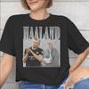 Haalands Accessories Unisex WoUnisex T Shirts 100 Cotton Tee Graphic Printing Football Tshirt Clothing