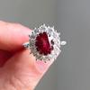 Ruby-Set Simple Diamond Fashion Ladies Wedding Ring