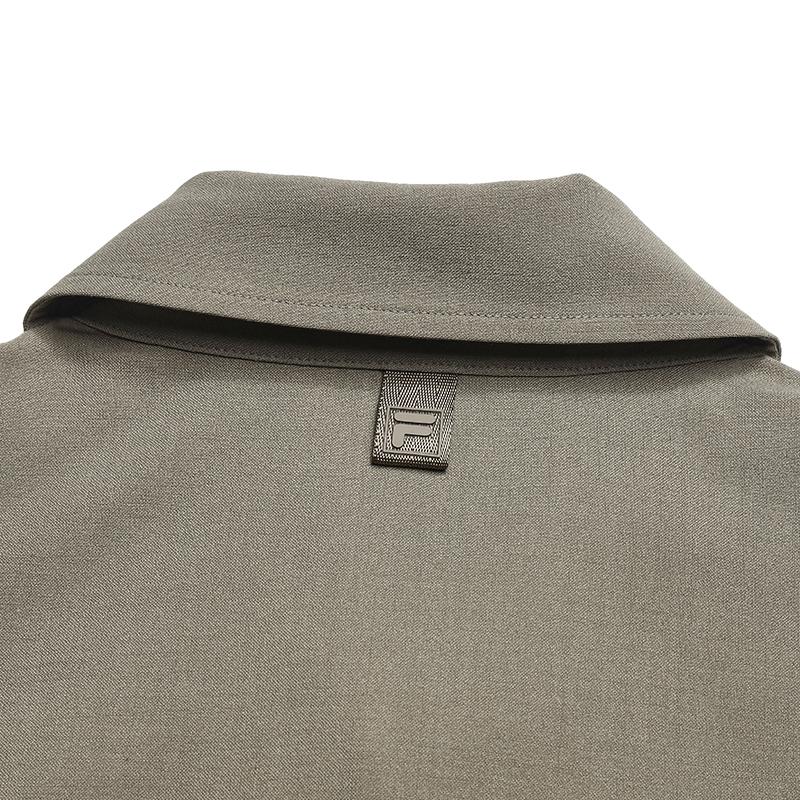 FILA Blue Fashion Simple Classic Casual Light Business Versatile Comfortable Woven Jacket Men jackets Rock-Brown F11M622712FBN