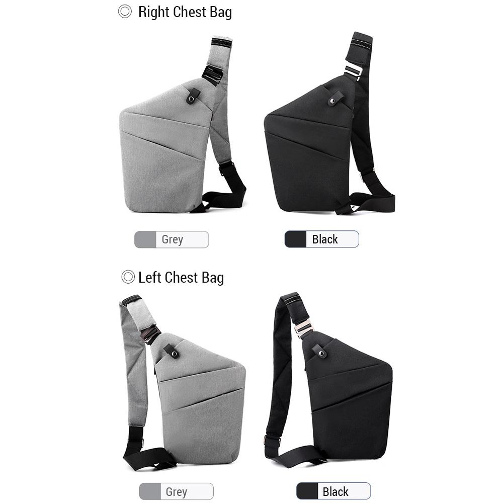 Chest Bag for Men / Women Lightweight Multi-functional Travel Sling Bag Scientific Storage for