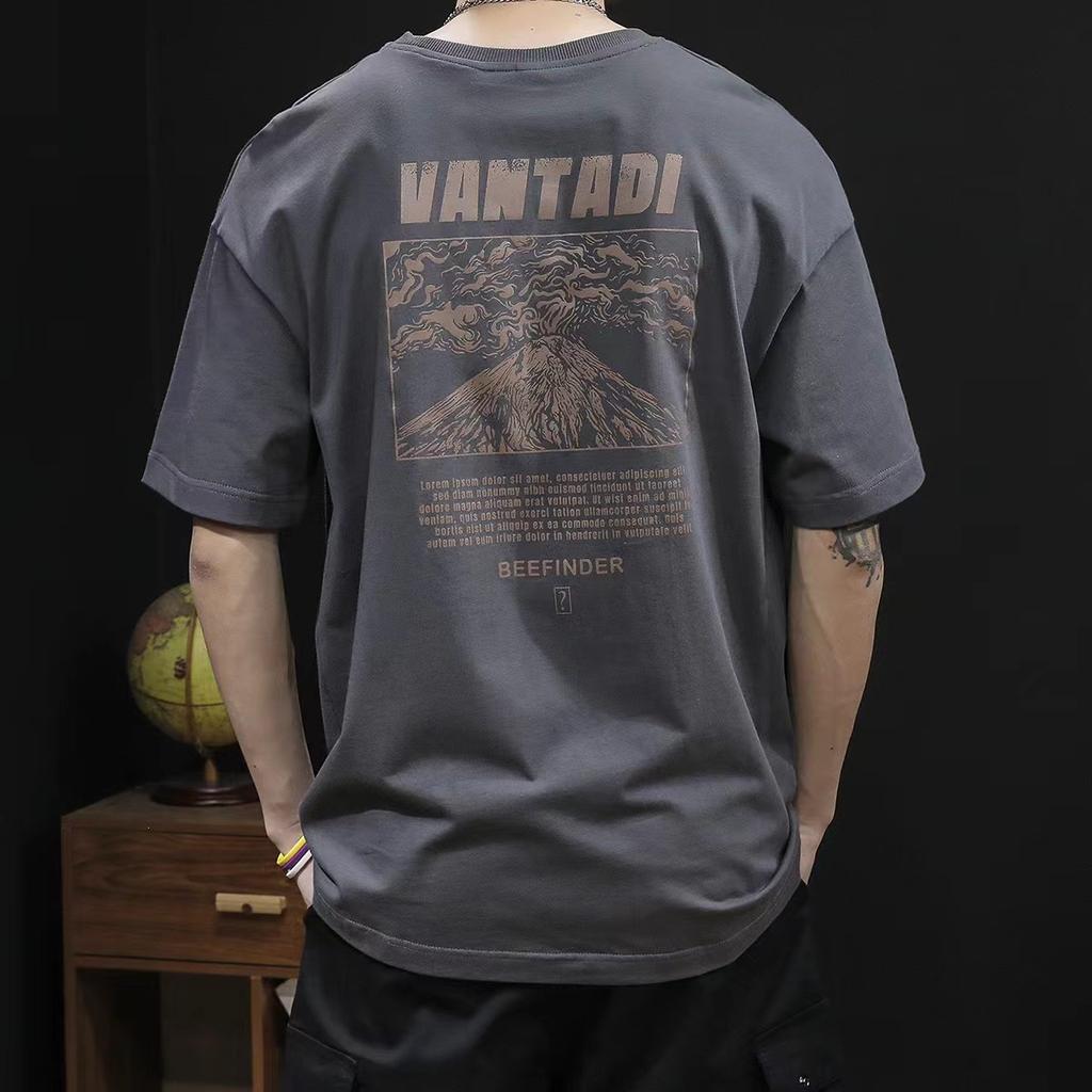 T-shirt Men's Casual Loose Versatile Top Printed