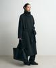 SIS A Soft Fine Wool Wrap Coat [Charcoal]