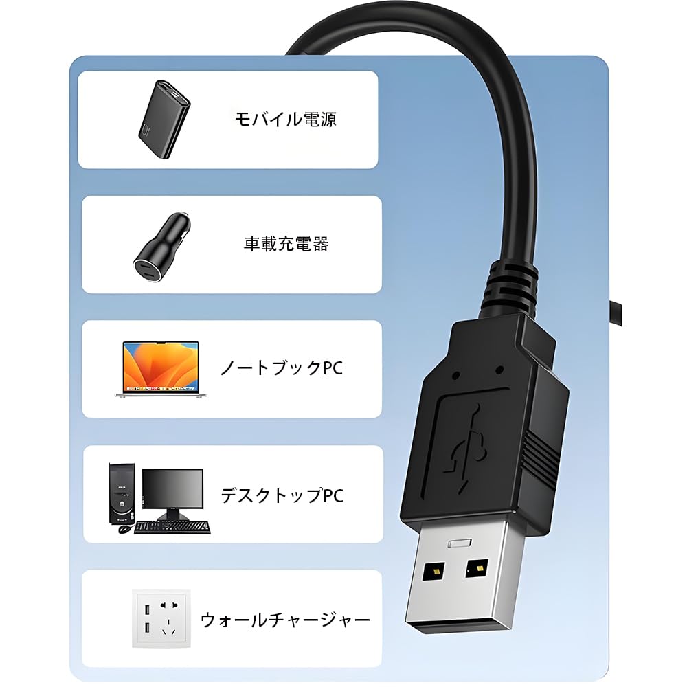 ZBYMOTW Mini USB Charging Cable for Game Controllers 1.2m (2-pack)