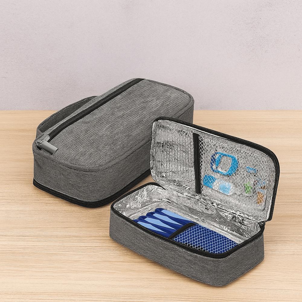 Portable Lightweight Insulin Cooling Bag Wear-resistant Washable Insulin Cooler Waterproof Insulin Carry Case Office