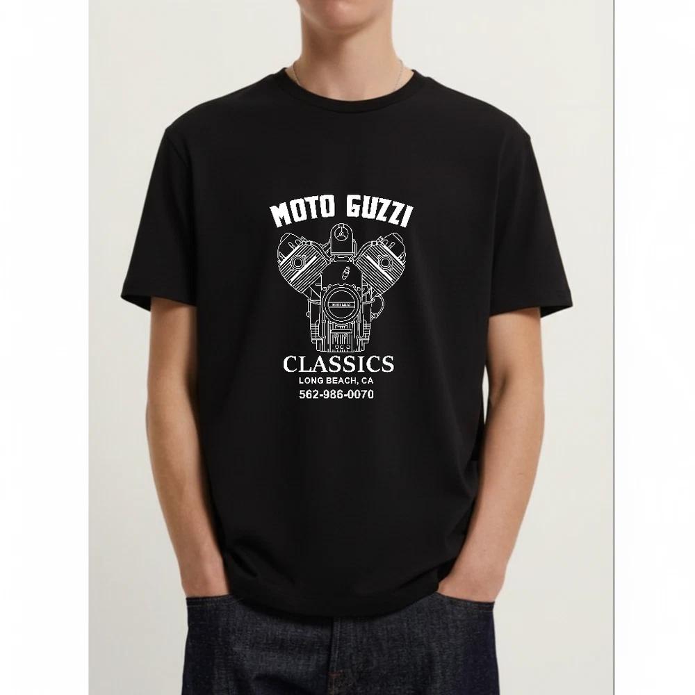 Moto Guzzi Classics Unisex Cotton TShirt Sizes S5XL S