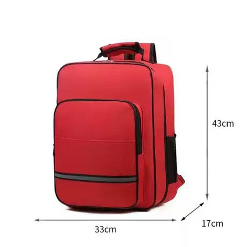 

Dual Shoulder Camo Emergency Rescue Bag: Large Capacity Flood Control, Multifunctional Tool Backpack, Emergency Supply Reserve. червоний