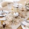 Fall Garland Autumn Maples Leaf Pumpkin Berry Garland Thanksgiving Halloween Home Mantle Fireplace Decorations Hanging Supplies