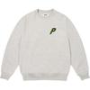 Palace Chenille Tri-Ferg Crew Grey Marl Unisex Tops P27CS120