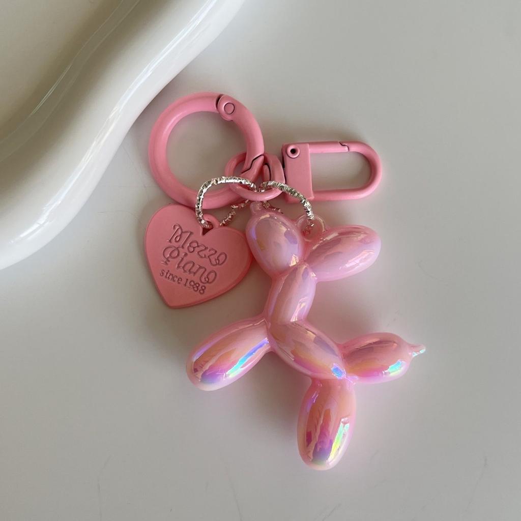 Portachiavi Ciondolo Cane Palloncino Gelatina Carino Catena Portachiavi Cane Cartone Animato - Adorabile accessorio gioiello regalo per chiavi unisex