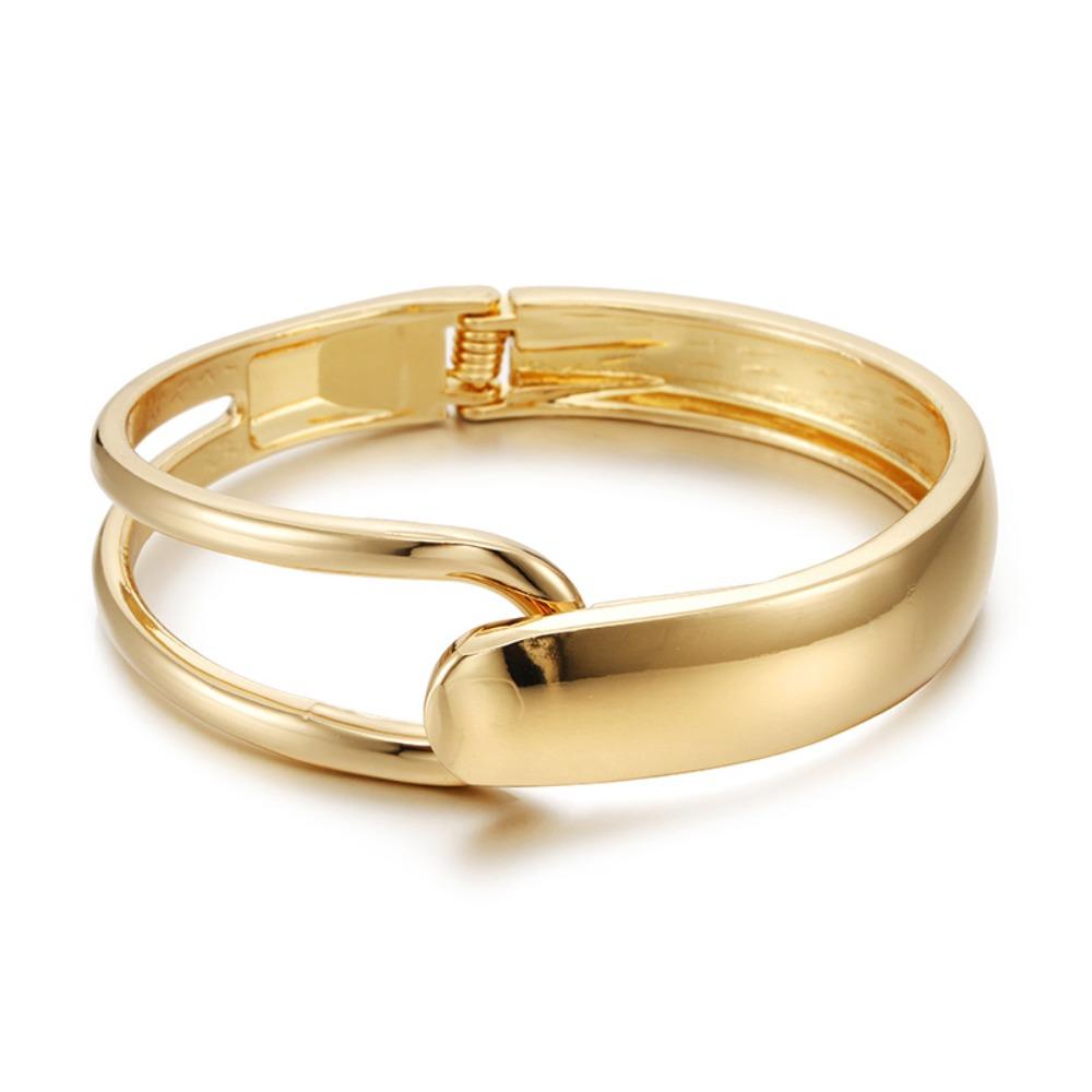 Ins Hollowed Bracelet Chic Temperament Open Bracelet Personalized Irregular Opening Bangle Girls