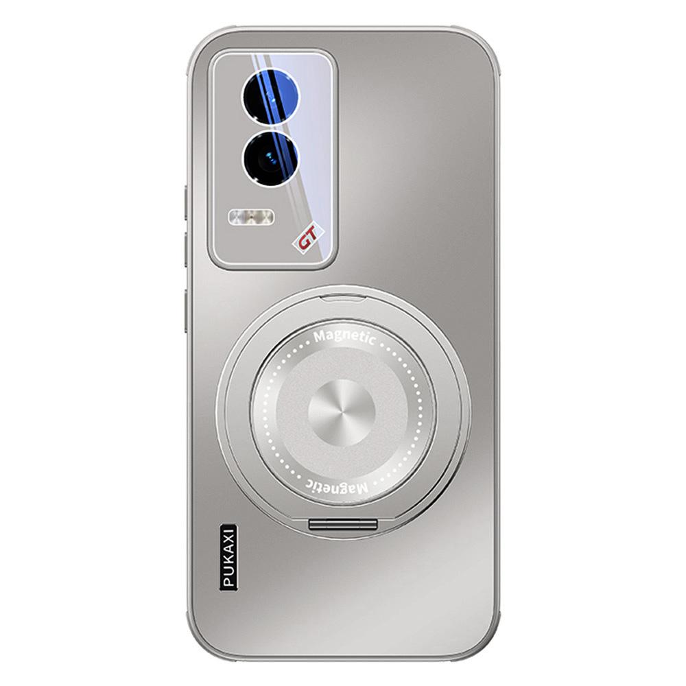 

For Honor GT Case Compatible with MagSafe Kickstand TPU PC Heat Dissipation Phone Cover Grey