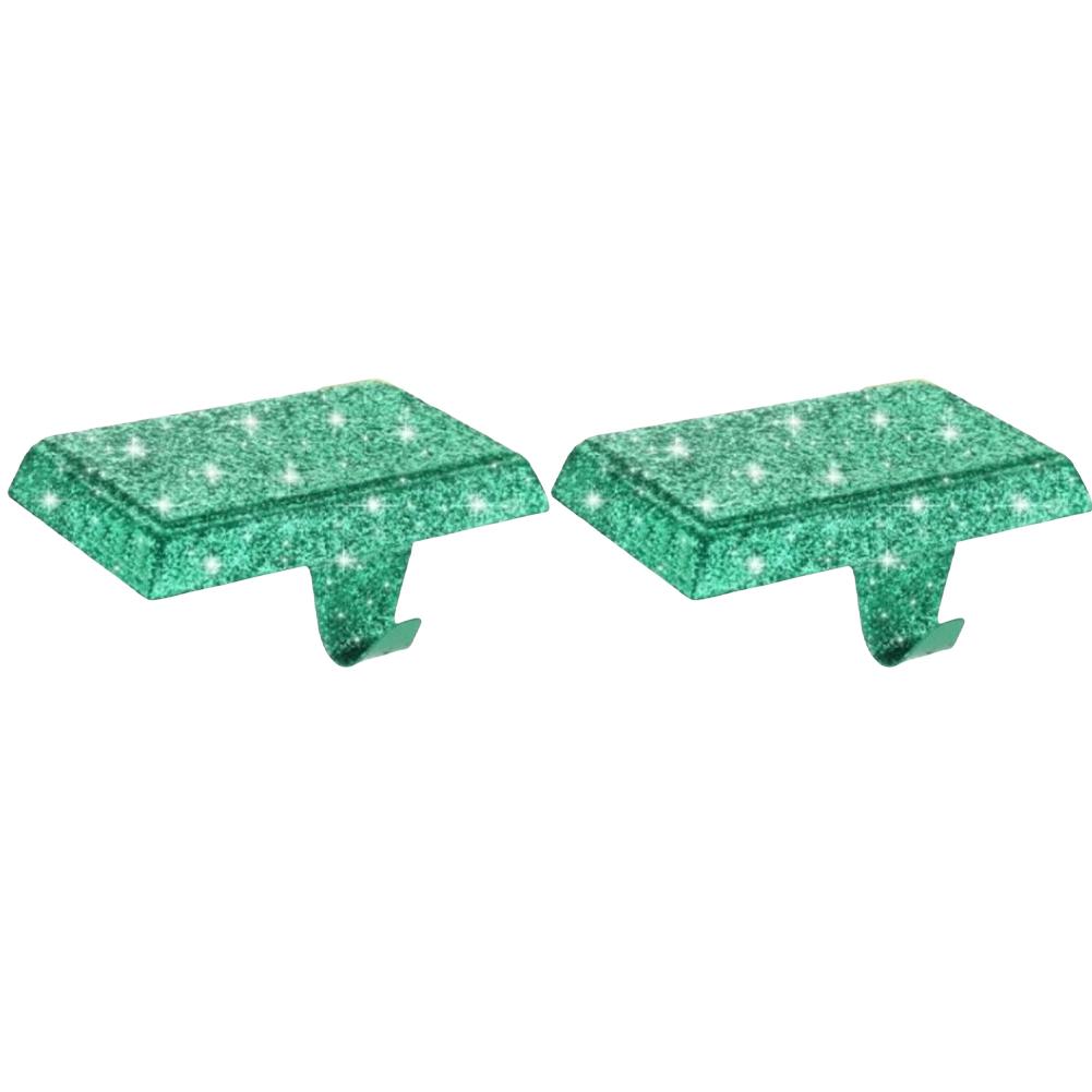 Decorative Hooks Christmas Stocking Holders Festive Atmosphere Brightly Colored Stocking Holders Heavy Stocking Support