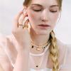Mezmic Emerald Object Chain Necklace
