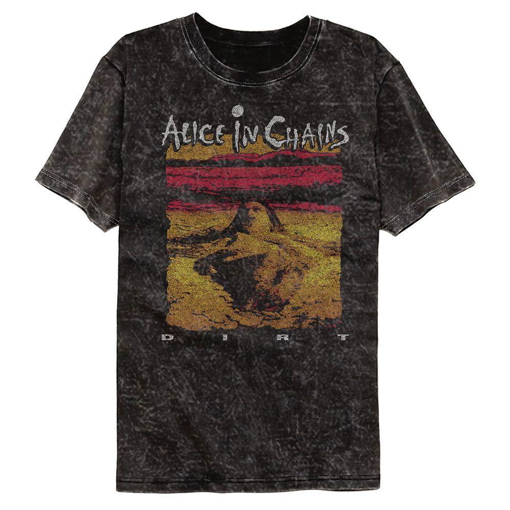 Alice In Chains Dirt Album Art Colortone Mineral Wash Music Shirt