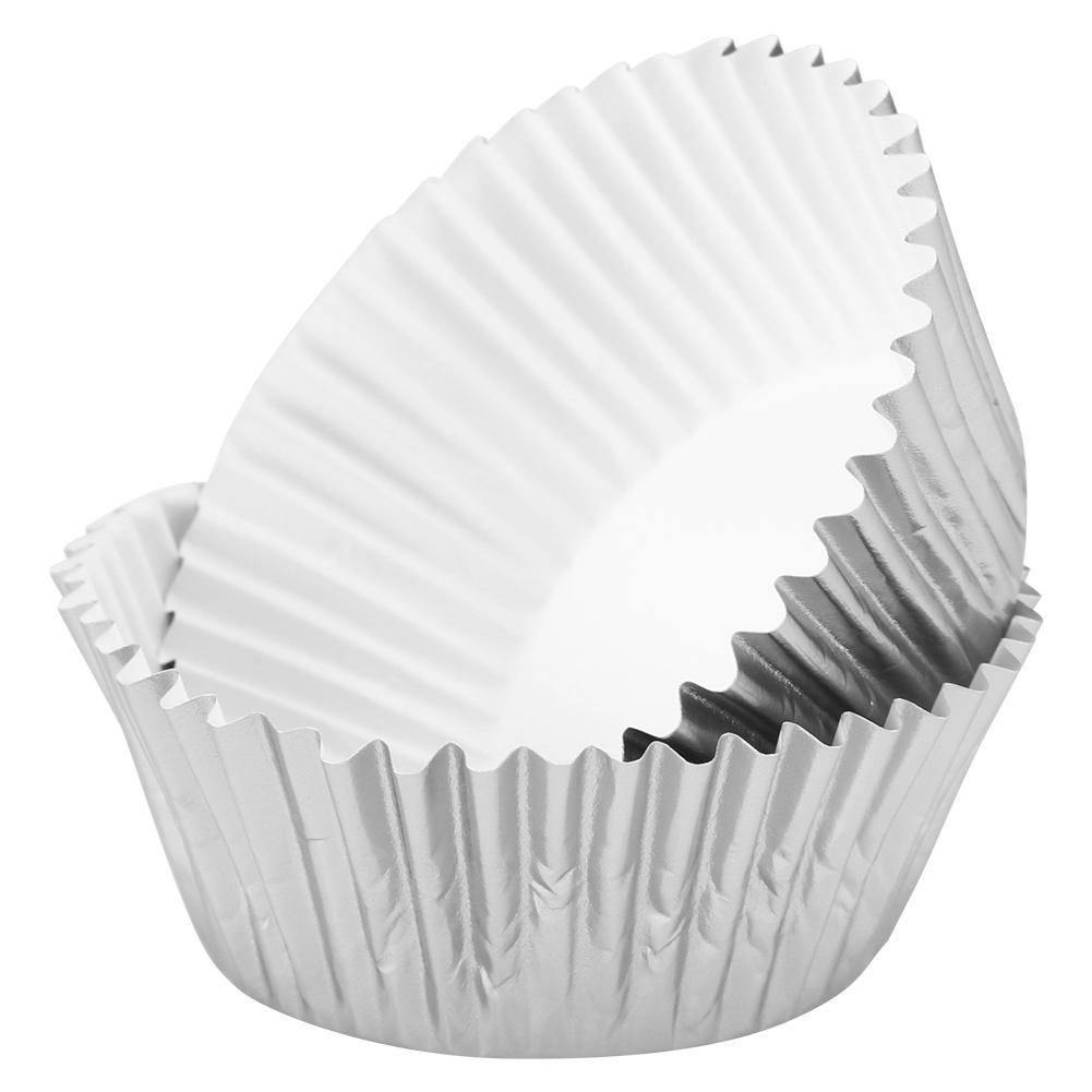 

500PCS Aluminum Foil Paper Cake Cup Cupcake Liners Muffin Cases Kitchen Baking Tools