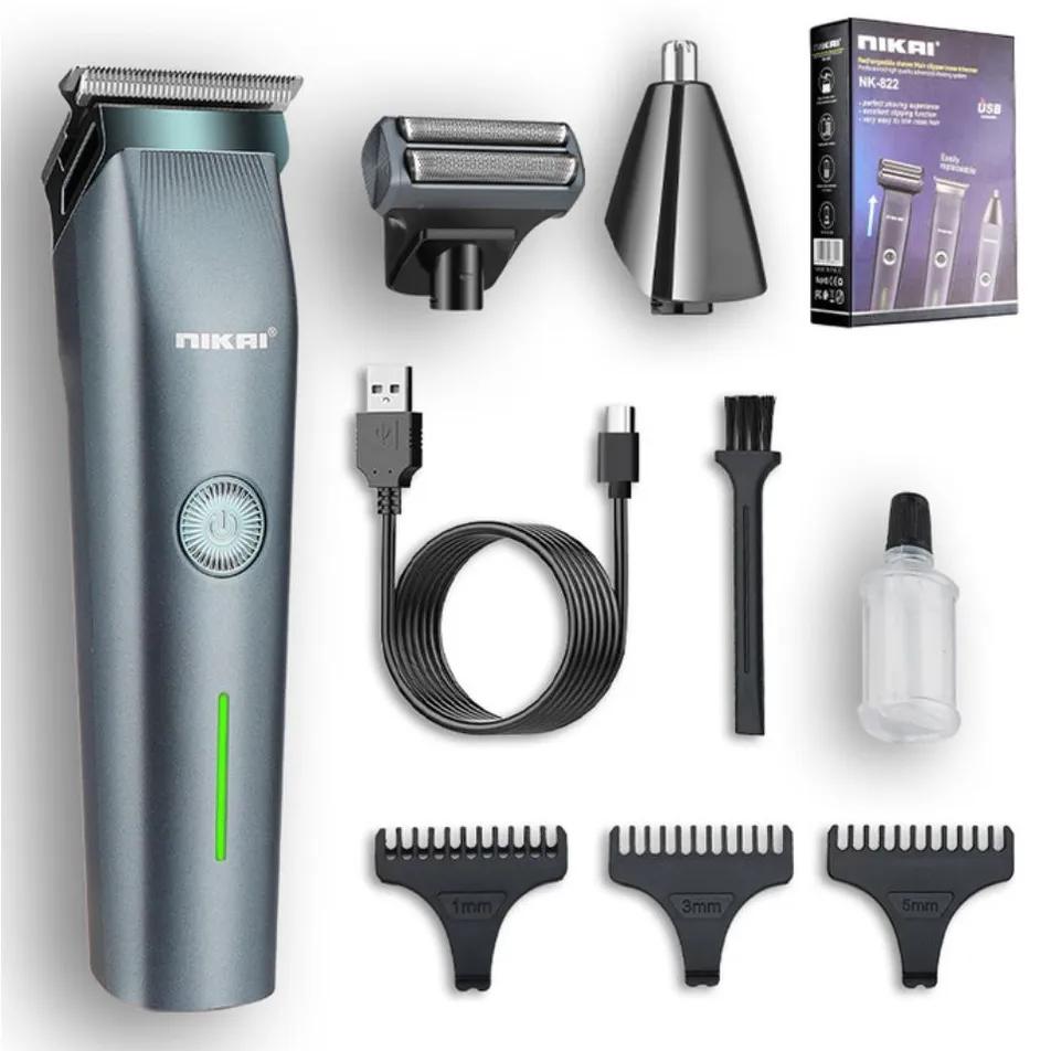 Beard, nose and ear trimmer, men's razor