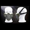 Carbon Steel Half Face Wire Mask Adjustable Steel Mesh Mask Metal Face Mask  Outdoor Sports