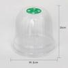 10pcs Plastic Planting Protective Cover Transparent Thermal Seedling Insulation Cover Moisturizing Reusable Seedling Hood