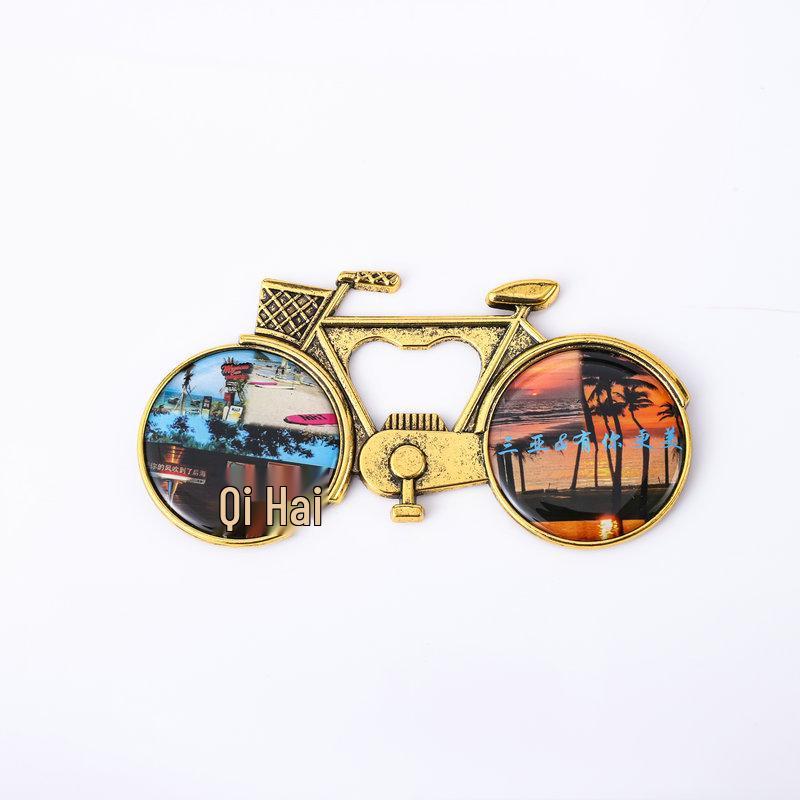 Магнит на холодильник «Достопримечательность Саньи» – Знаковый туристический сувенирный стикер