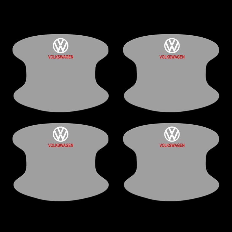 

2026 Гаряче Для VW VOLKSWAGEN Прозора Захисна Плівка на Ручку Автомобіля Наклейки на Двері Автомобіля На Авто Для Volkswagen GOLF Polo VW CADDY PAS