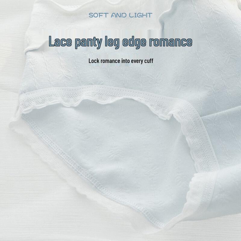 Urban Beauty Women's 2025 Mid-Waist Pure Cotton Briefs with Silk Crotch