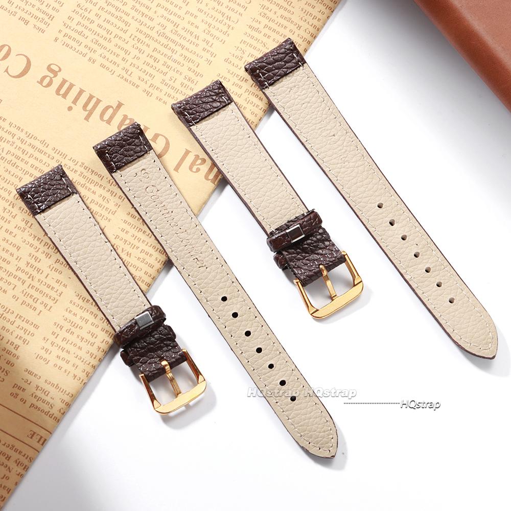 PU-Leder Uhrenarmband 12mm 14mm 16mm 18mm 20mm 22mm Uhrenarmband für Damen Ultra-dünnes Armband Universelles Ersatzband