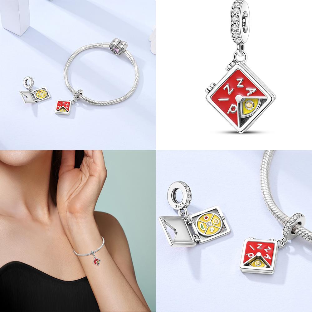 Original Newest Copper Charms Beads Fit Original Bracelet Necklace Pendants Diy For Women Jewelry Making Gift