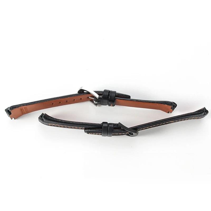 15x27mm Genuine Leather Watchband for Seiko SNL021P1 SNL017P1 SNA595P2 SNL029P2 Waterproof Wristband Replacement Bracelet Belt