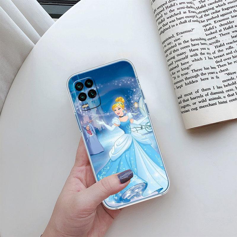 Cinderella Transparent Phone Case for Motorola Moto G7 G8 G9 G84 G85 G73 G24 G15 Z2 Play Power Plus