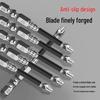 Impact-Resistant Non-Slip Phillips Head Bits: Strong Magnetic, High Hardness, Hex Wind Set for Electric Drills and Screwdrivers.