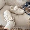 2025 New Summer White Retro Fashion Versatile Flat-bottomed German Training Shoes Women's Lightweight Soft-soled Forrest Gump Sports Shoes